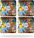 MightySkins Skin Compatible with Tile Slim Key Finder (4 Pack) Wrap Cover Sticker Skins Space Cloud