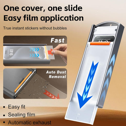 Privacy (Anti-Spy) Tempered Glass Screen Protector with Dust-Free Installer, Anti-Fingerprint & Anti-Glare, 2 Pack for