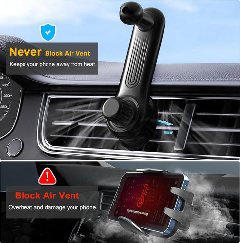 Car Vent Clip for Car Mount, Universal Phone Holder Mount Replacement, Fits Most Car Phone Holders