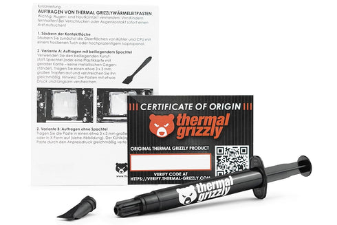 Thermal Grizzly Aeronaut High Performance Thermal Paste - 3.9 Gram/1.5 ml - Ideal for CPU/GPU/PS4/PS5/Xbox