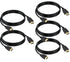 Vorothin HDMI Cable 6 FT 5-Pack, 4K HDMI TV Cable 6FT, Shielded HDMI