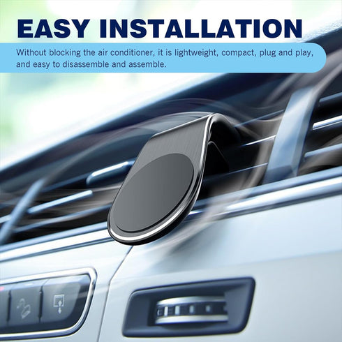 Shakas 2 360 PCS Mobile Phone Navigation Magnetic Bracket, Degrees Rotation Adsorption-type Vehicle Air Vent Navigation