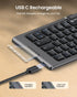 ProtoArc Foldable Compact Keyboard, XK04 Portable Bluetooth Keyboard with PU Leather Cover, Pocket-Sized for Travel