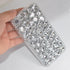 TPU Soft 3D Heavy Duty Case for iPhone SE 2020/iPhone 8/iPhone 7, Stunning Stones Crystal Rhinestone Glitter Cover