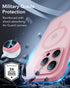 ESR 16 (4 1) Set, for iPhone Pro Max Case in Translucent Matte Case with Screen Protector, Compatible with MagSafe