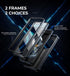 Dexnor OnePlus 12 Case - Heavy Duty Shockproof, Military Grade, Built-in Screen Protector & Kickstand, Black.