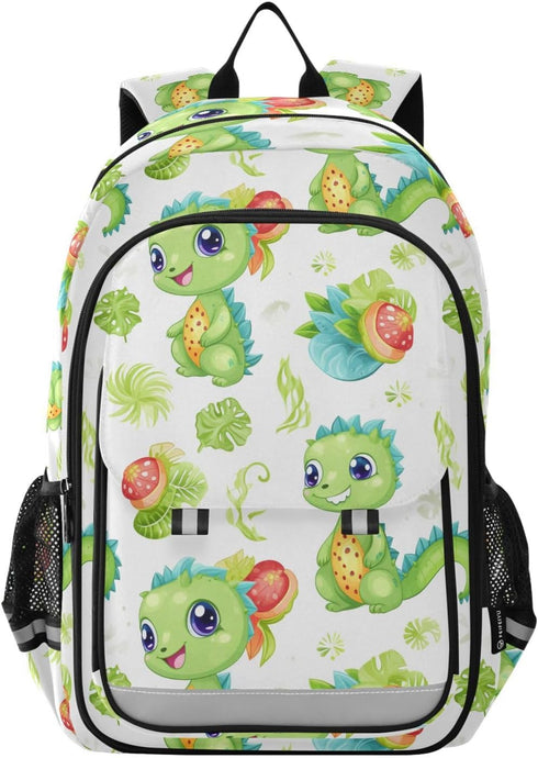 ALAZA Cute Dino Baby Dinosaur Laptop Backpack Purse for Women Men Travel