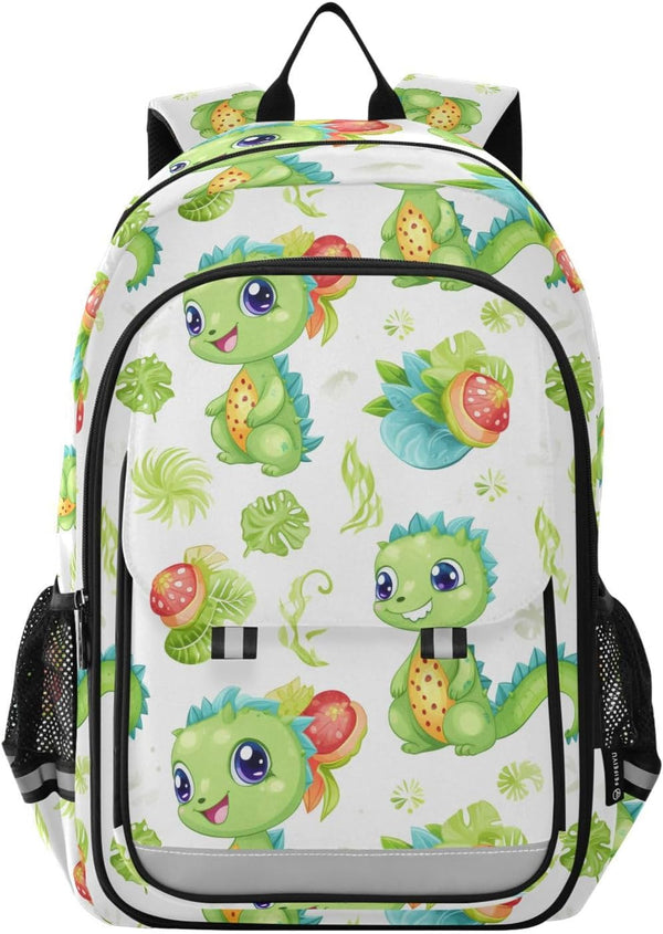 ALAZA Cute Dino Baby Dinosaur Laptop Backpack Purse for Women Men Travel