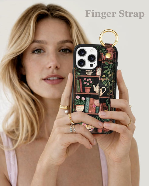 Petitian 15 15 for iPhone Pro Wallet Case - Women Girls Cute Girly Aesthetic Unique Design Leather Credit Card Holder