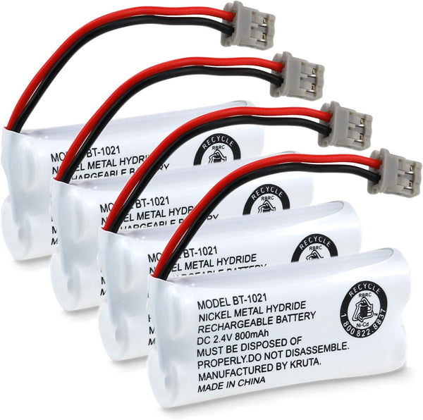 Kruta Cordless Phone Battery BT-1021 BBTG0798001 for Uniden BT-1021 BT1021 BT-1008 BT-1016 BT-1025 2.4V 800mAh