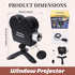 Halloween Window Projector, Outdoor Halloween Projectors, LED Holographic Projection Lamp, 6 Halloween Movies, 6