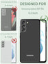 Dretal for Samsung Galaxy S21 5G Case Floral, Military Grade Drop Tested Hard Back & Soft Edge Slim Flower Women Girls Phone Protective Cover + Tempered Glass Screen Protector for Galaxy S21(Green