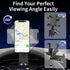 YUHENG Visor,360 17 37 Car Phone Holder Mount for Dashboard Rearview Mirror Sun Rotation & Strong Grip,Universal