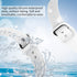 Watbro Compatible with Samsung Galaxy Fit SM-R370 Bands, Adjustable Soft Silicone Replacement Straps for Smartwatch