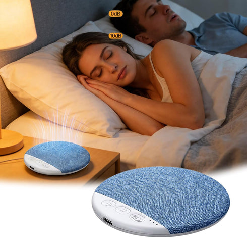 Generic 2026 New Portable Sleep Pillow Speaker, Wireless Bluetooth Pillow Speaker with White Noise Timer, Ultra-Thin