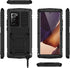 Aluminum Metal Waterproof Case for Samsung Galaxy Note 20 Ultra, Shockproof Military Heavy Duty Sturdy Protector, Black
