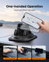 Vpryhuan 360 Degree Rotation Dashboard Phone Holder for Car, Anti-Slip Grips & One-Hand Operation Car Cell Phone Mount