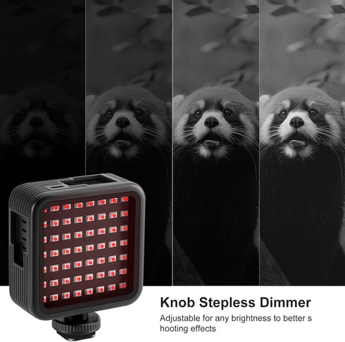 Ordro LN-5 IR Night Vision Light for Camera, Upgraded Infrared Night Light for Enhanced Night Shooting