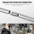 NEEWER 12"/300mm Heavy Duty Stainless Steel Support Rod for Professional Filmmaking, Video Camera, Cinema Camera
