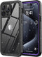 iPhone 15 Pro Max Case Waterproof, Built-in Screen Protection, IP68 Underwater, Military Dropproof, Purple