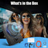 YUASDUU 8 600W in Car Slim Under-Seat Powered Subwoofer, Highly Active Speakers and Power Amplifier Subwoofer for Car