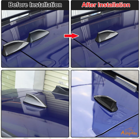 Aunginsy 2022 2023 2024 GR86 Car Shark Fin Antenna Cover Trim Compatible with Subaru Crosstrek/BRZ/WRX/Toyota Car Radio