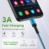 Samsung Type C Charger Cable 3 Pack-10ft 6ft 3ft for Samsung Galaxy A15 5G,A14,S24 Ultra,A23,A54,A13,A53,A24,S23,A03s,S22,S21FE,Z Flip5/Fold5;Pixel 8 7 Pro,6a,3A Fast Charging Android Phone Power Cord