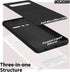 Oakxco Liquid Silicone Grip Phone Case for Samsung Galaxy S10 Plus, Soft Rubber TPU, Black, Slim Protective Cover for