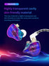 YINYOO KBEAR Storm Professional IEM Earphones for Musicians, Singers & Drummers, Hi-Res Detachable Silver-Plated Cable.