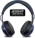 JESSVIT Grind Bluetooth Wireless On-Ear Headphones Replacement Earpads - Protein Leather Ear Cushions, Brown