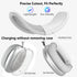 Clear Glitter Case for AirPods Max, 3 in 1 Soft TPU Ear Cups, Ear Pad, and Headband Cover
