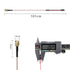 XMSJSIY SMA Male to Dupont Wire Coaxial Test Leads Cable Connector Adapter Extension Wire (Red+Black)