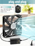 140mm 25mm 12v 110v 240v PS5 x Computer Fan with AC Plug dc Variable Speed Dual Ball Bearing for Cooling PlayStation
