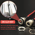 8Pack Female DC Threaded Barrel Jack Panel Adapter 5.5mm x 2.1mm Connector with Dustproof Plug for MP3