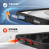 TIESZEN Magnetic Case for iPhone 15 Plus, Dustproof Design Compatible with Magsafe, Built-in Privacy Screen