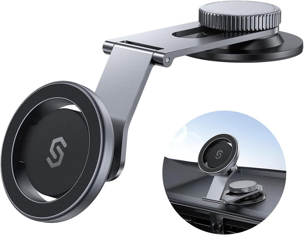 SYNCWIRE MagSafe Car Mount for Universal Dashboard, Magnetic Phone Holder for iPhone 15 and All Phones