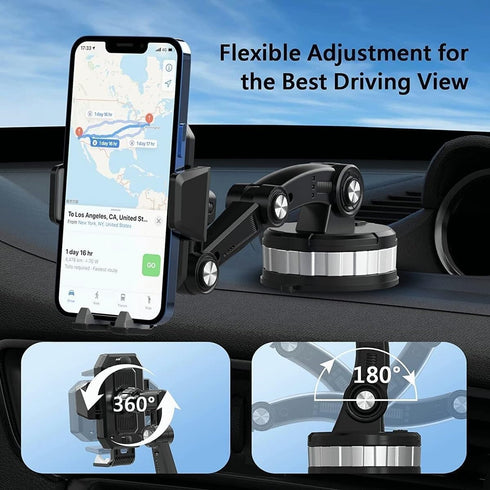 Acssart Car Phone Holder, Awishday Phone Mount for Car, Super Adsorption Center Console Stack Holder