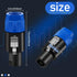 10 Pack NL4FC Speaker Adapter Connectors, 4 Pole Audio Plug Twist Lock Compatible with Speakon, NL4FX