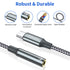 USB Type C to 3.5mm Headphone Jack Adapter, (2-Pack) USB C to Aux Female Audio Dongle for iPhone 15 and Samsung