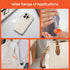 Cute Phone Charms Pink Cellphone Charms for Case Kawaii Charm for Phone Black Car Keychain Charm Kit White Mobilephone