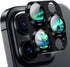 AFARER Camera Lens Protector for iPhone 16 Pro & Pro Max, Shockproof Aluminium Alloy & 9H Tempered Glass - 2PCS