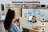 Wireless Bluetooth Keyboard and Mouse Combo, Portable Mini Slim Ergonomic Travel Set for iPhone iPad Mac