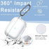 Clear AirPods Pro Case 1st Cover 2019 with Cleaning Pen Accessory Kit, 16 in 1 Set Transparent TPU Silicone Protective