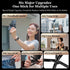 Huiteng XR 4-in-1 Magnetic Pocket Selfie Stick, Magnetic Selfie Stick for iPhone with Rechargeable Remote, Portable