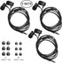 SourceTon 3 Packs Earbud Headphones with Remote & Microphone, in Ear Earphone Stereo Sound Noise Isolating Tangle Free for Smartphones, Laptops, Gaming, Fits All 3.5mm Interface Device