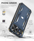 SOiOS for iPhone 16e Case 2025, Shockproof Military Grade Protective Cover with Kickstand for iPhone 13/14