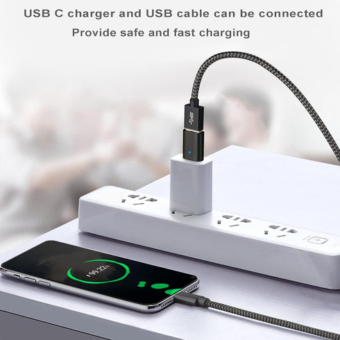 USB C to USB Adapter 3.1 Gen 2, 10Gbps USB to USB C Adapter, USB-C Male to USB 3.0 A Female Converter