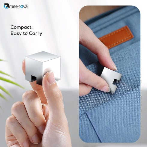 304 Stainless Steel Cable Holder, Cute Desk Accessories for Cord Management, Charger Keeper, Nightstand Organizer
