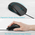 Rapoo Silent Wired Mouse, 1000 DPI Optical Computer Mouse with 5ft Cord, Quiet Button for Laptop, Chromebook, Mac,