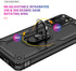 Samsung A02s Case with HD Screen Protector, Military-Grade Kickstand Holder, Shockproof Cover for Galaxy A02s, Black